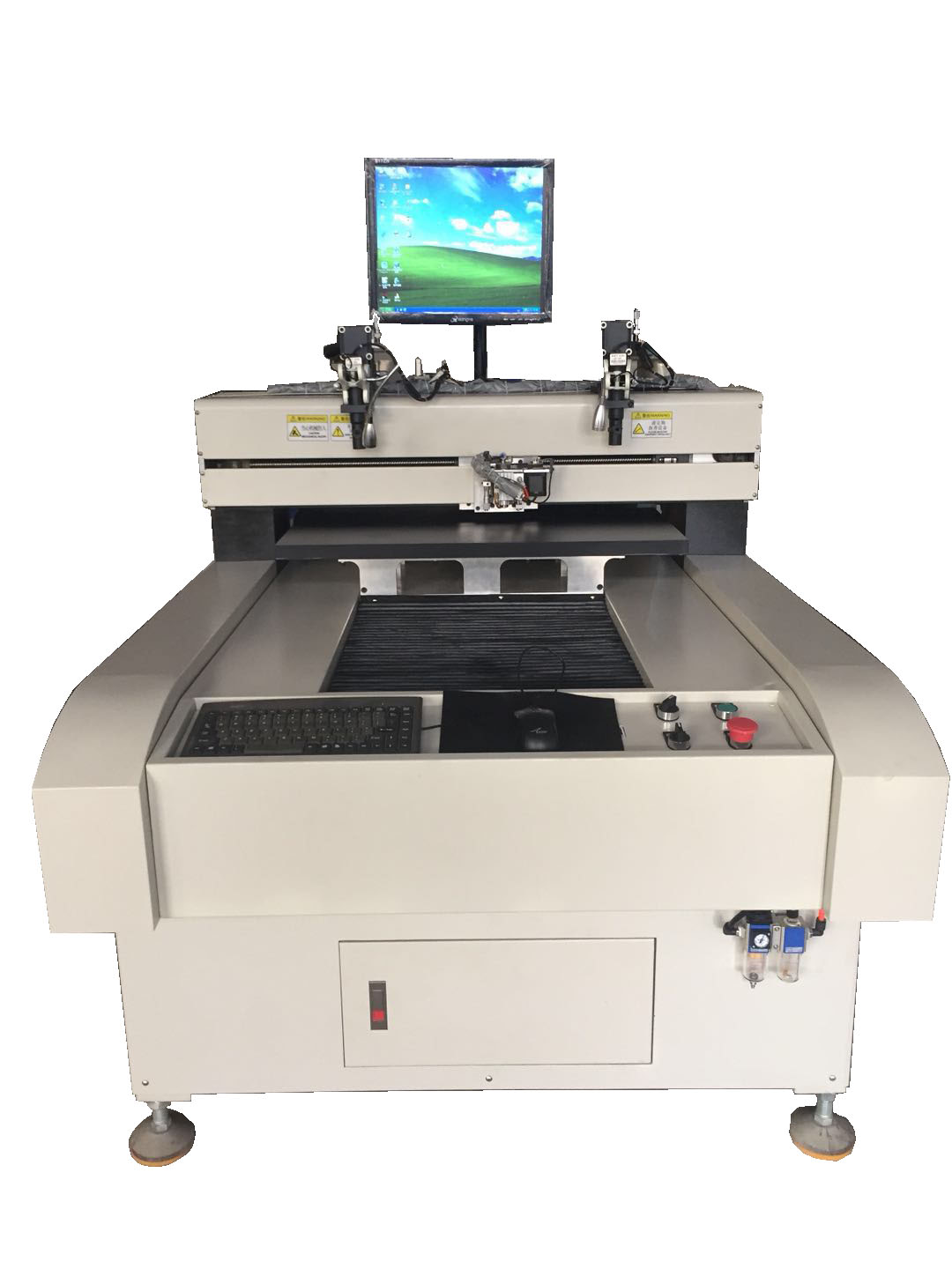 玻璃切割机的挡块定位机构 玻璃切割机的挡块定位机构